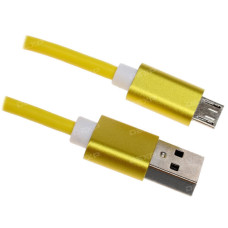 Кабель DEXP micro USB - USB желтый 1 м Кабель DEXP micro USB - USB желтый 1 м