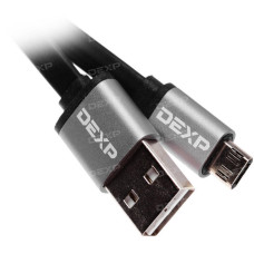 Кабель DEXP micro USB - USB черный 1 м Кабель DEXP micro USB - USB черный 1 м