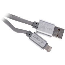 Кабель DEXP Lightning 8-pin - USB серебристый 1 м Кабель DEXP Lightning 8-pin - USB серебристый 1 м