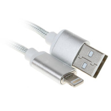 Кабель DEXP Lightning 8-pin - USB серебристый 1 м Кабель DEXP Lightning 8-pin - USB серебристый 1 м