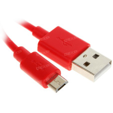 Кабель DEXP micro USB - USB красный 0.2 м Кабель DEXP micro USB - USB красный 0.2 м