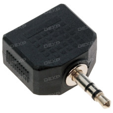 Переходник DEXP 3.5 mm jack - 3.5 mm jack x2 Переходник DEXP 3.5 mm jack - 3.5 mm jack x2