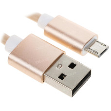 Кабель DEXP micro USB - USB золотистый 1 м Кабель DEXP micro USB - USB золотистый 1 м
