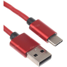 Кабель DEXP USB Type-C - USB красный 1 м Кабель DEXP USB Type-C - USB красный 1 м