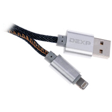 Кабель DEXP Lightning 8-pin - USB синий 1 м Кабель DEXP Lightning 8-pin - USB синий 1 м