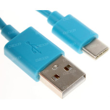 Кабель DEXP USB Type-C - USB синий 0.2 м Кабель DEXP USB Type-C - USB синий 0.2 м