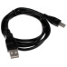 Кабель DEXP micro USB - USB черный 1 м Кабель DEXP micro USB - USB черный 1 м