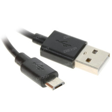 Кабель DEXP micro USB - USB черный 0.2 м Кабель DEXP micro USB - USB черный 0.2 м