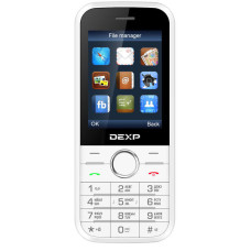 Сотовый телефон DEXP SD2410 белый Сотовый телефон DEXP SD2410 белый