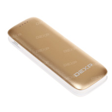 Портативный аккумулятор DEXP SD 4500 золотистый Портативный аккумулятор DEXP SD 4500 золотистый