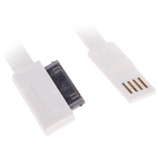 Кабель DEXP 30-pin Apple - USB белый 0.22 м Кабель DEXP 30-pin Apple - USB белый 0.22 м