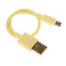 Кабель DEXP micro USB - USB желтый 0.2 м Кабель DEXP micro USB - USB желтый 0.2 м