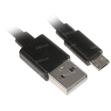 Кабель DEXP micro USB - USB черный 0.2 м Кабель DEXP micro USB - USB черный 0.2 м