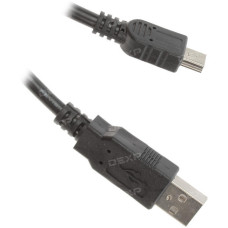 Кабель DEXP mini USB - USB черный 2 м Кабель DEXP mini USB - USB черный 2 м