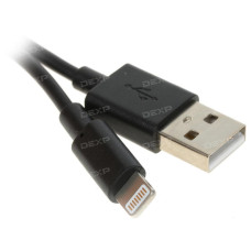 Кабель DEXP Lightning 8-pin - USB черный 0.2 м Кабель DEXP Lightning 8-pin - USB черный 0.2 м