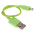 Кабель DEXP micro USB - USB зеленый 0.2 м Кабель DEXP micro USB - USB зеленый 0.2 м