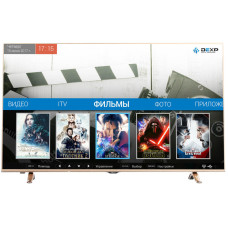 49" (125 см) LED-телевизор DEXP F49B8000K золотистый 49" (125 см) LED-телевизор DEXP F49B8000K золотистый