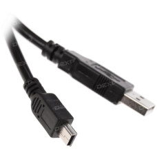 Кабель DEXP mini USB - USB черный 3 м Кабель DEXP mini USB - USB черный 3 м