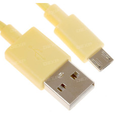 Кабель DEXP micro USB - USB желтый 0.2 м Кабель DEXP micro USB - USB желтый 0.2 м