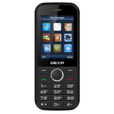 Сотовый телефон DEXP SD2410 черный Сотовый телефон DEXP SD2410 черный