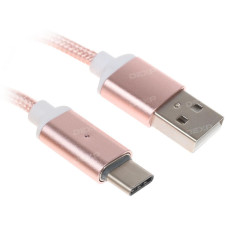 Кабель DEXP USB Type-C - USB розовый 1 м Кабель DEXP USB Type-C - USB розовый 1 м