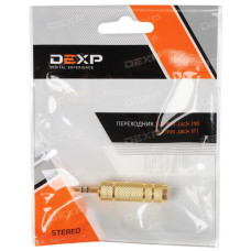 Переходник DEXP 3.5 mm jack - 6.3 mm jack Переходник DEXP 3.5 mm jack - 6.3 mm jack