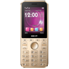 Сотовый телефон DEXP SD20 золотистый Сотовый телефон DEXP SD20 золотистый