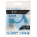 Кабель DEXP Lightning 8-pin - USB синий 0.2 м Кабель DEXP Lightning 8-pin - USB синий 0.2 м
