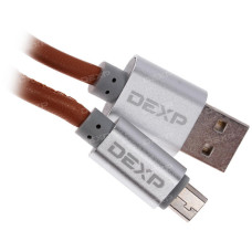 Кабель DEXP micro USB - USB коричневый 1 м Кабель DEXP micro USB - USB коричневый 1 м