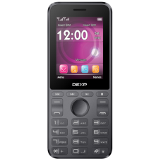 Сотовый телефон DEXP SD20 черный Сотовый телефон DEXP SD20 черный