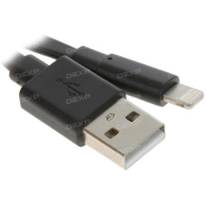 Кабель DEXP Lightning 8-pin - USB черный 0.2 м Кабель DEXP Lightning 8-pin - USB черный 0.2 м
