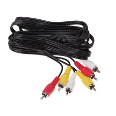 Кабель соединительный DEXP RCA x3 - RCA x3 Кабель соединительный DEXP RCA x3 - RCA x3