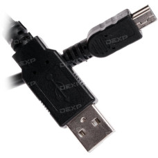Кабель DEXP mini USB - USB черный 0.5 м Кабель DEXP mini USB - USB черный 0.5 м