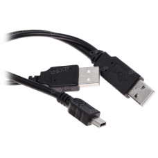 Кабель DEXP mini USB - USB черный 1 м Кабель DEXP mini USB - USB черный 1 м