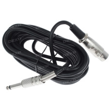 Кабель соединительный DEXP 6.3 mm jack - XLR Кабель соединительный DEXP 6.3 mm jack - XLR
